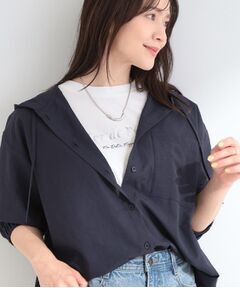 SHOO・LA・RUE / シューラルー シャツ・ブラウス | 【さらり快適/洗濯機可/S-LL】紫外線対策にも ライトな着心地 シャツパーカ