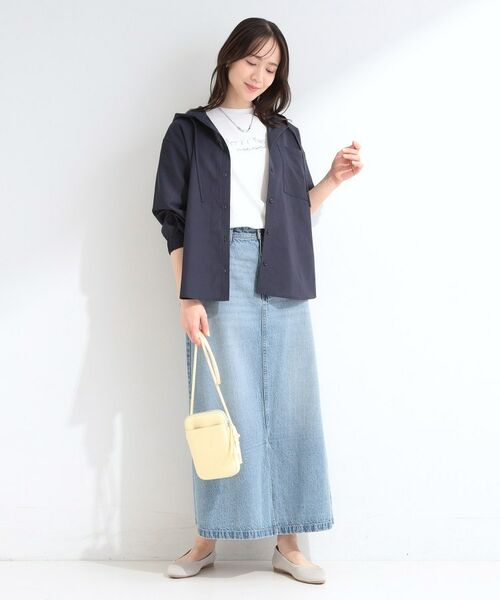 SHOO・LA・RUE / シューラルー シャツ・ブラウス | 【さらり快適/洗濯機可/S-LL】紫外線対策にも ライトな着心地 シャツパーカ | 詳細11