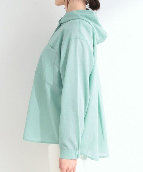 SHOO・LA・RUE / シューラルー シャツ・ブラウス | 【さらり快適/洗濯機可/S-LL】紫外線対策にも ライトな着心地 シャツパーカ | 詳細14
