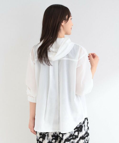 SHOO・LA・RUE / シューラルー シャツ・ブラウス | 【さらり快適/洗濯機可/S-LL】紫外線対策にも ライトな着心地 シャツパーカ | 詳細2