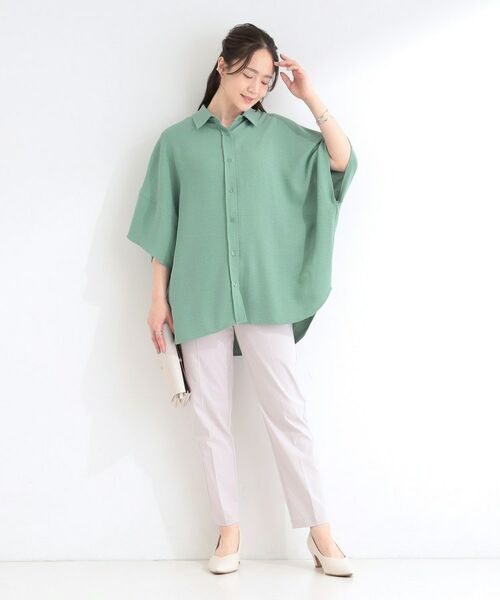 SHOO・LA・RUE / シューラルー シャツ・ブラウス | 【イジケア】ポンチョ風ゆったりシャツ | 詳細11