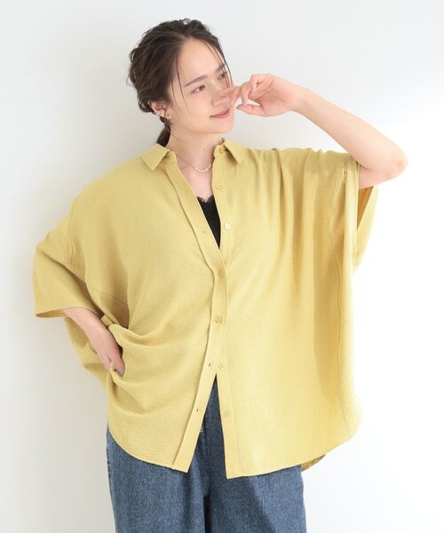 SHOO・LA・RUE / シューラルー シャツ・ブラウス | 【イジケア】ポンチョ風ゆったりシャツ | 詳細14