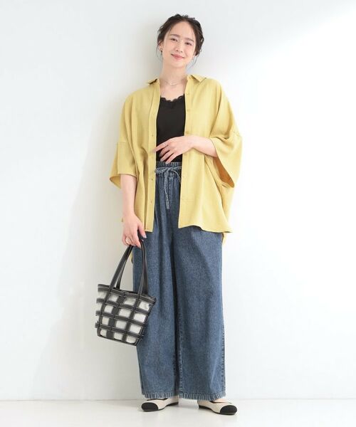 SHOO・LA・RUE / シューラルー シャツ・ブラウス | 【イジケア】ポンチョ風ゆったりシャツ | 詳細15