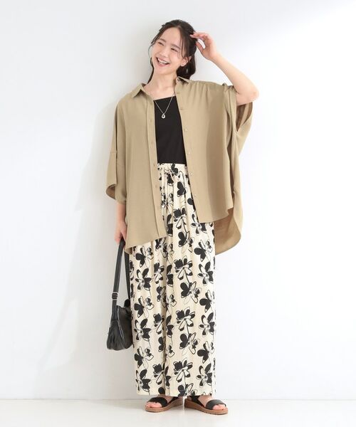 SHOO・LA・RUE / シューラルー シャツ・ブラウス | 【イジケア】ポンチョ風ゆったりシャツ | 詳細19