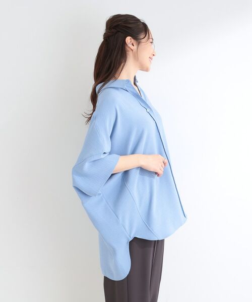 SHOO・LA・RUE / シューラルー シャツ・ブラウス | 【イジケア】ポンチョ風ゆったりシャツ | 詳細22