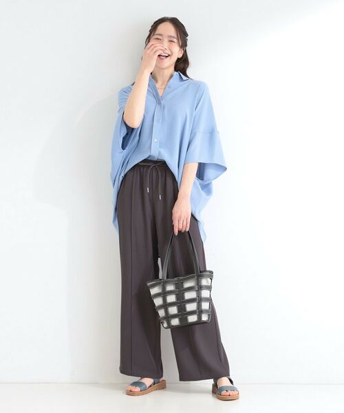 SHOO・LA・RUE / シューラルー シャツ・ブラウス | 【イジケア】ポンチョ風ゆったりシャツ | 詳細23