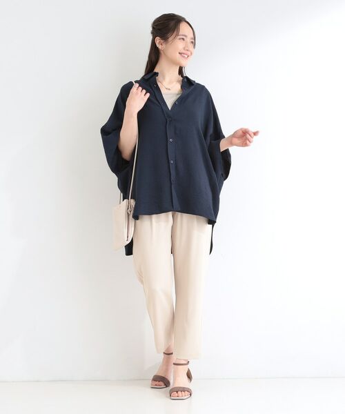 SHOO・LA・RUE / シューラルー シャツ・ブラウス | 【イジケア】ポンチョ風ゆったりシャツ | 詳細27