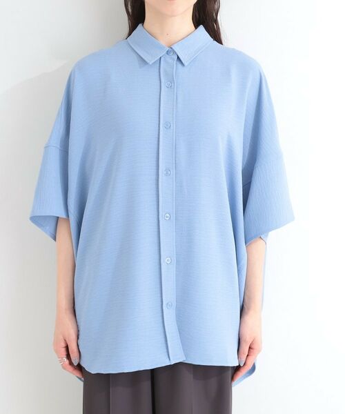 SHOO・LA・RUE / シューラルー シャツ・ブラウス | 【イジケア】ポンチョ風ゆったりシャツ | 詳細29