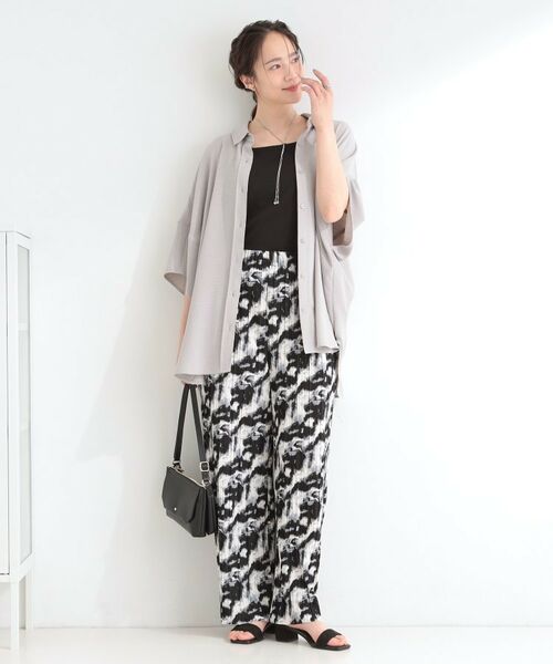 SHOO・LA・RUE / シューラルー シャツ・ブラウス | 【イジケア】ポンチョ風ゆったりシャツ | 詳細3