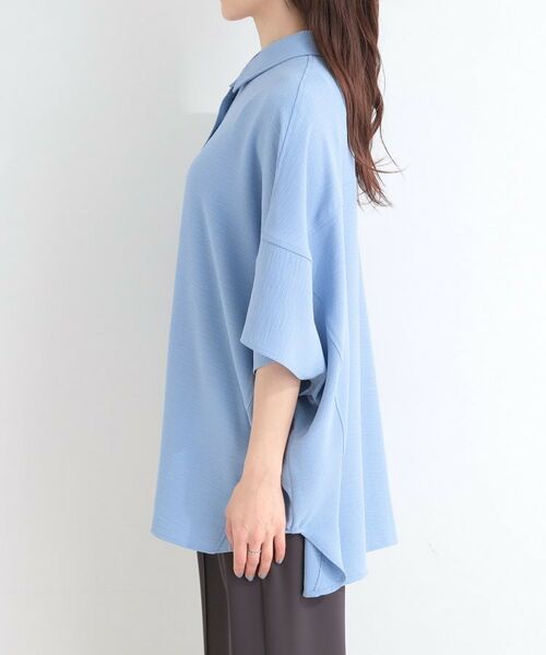 SHOO・LA・RUE / シューラルー シャツ・ブラウス | 【イジケア】ポンチョ風ゆったりシャツ | 詳細30