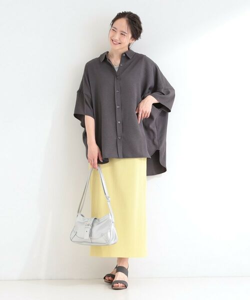 SHOO・LA・RUE / シューラルー シャツ・ブラウス | 【イジケア】ポンチョ風ゆったりシャツ | 詳細7