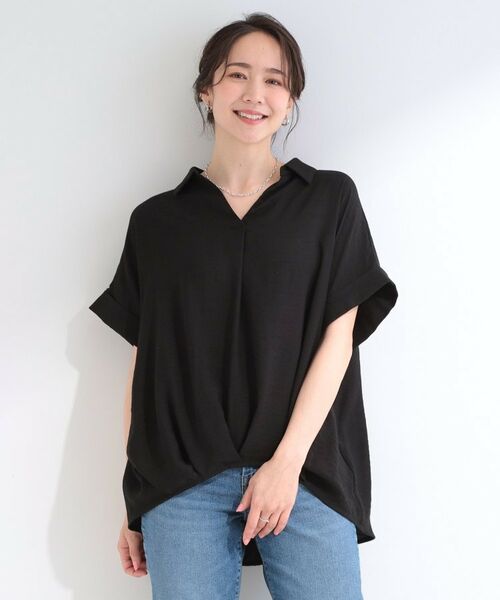 SHOO・LA・RUE / シューラルー シャツ・ブラウス | 【シューアイス】裾タックスキッパーシャツ | 詳細1