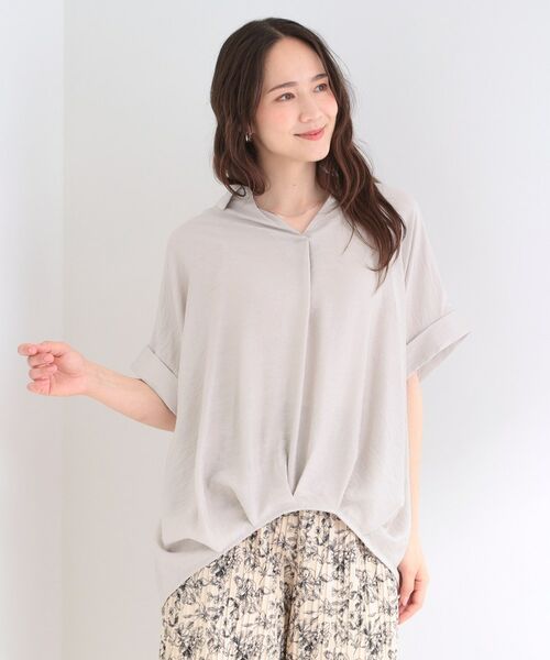 SHOO・LA・RUE / シューラルー シャツ・ブラウス | 【シューアイス】裾タックスキッパーシャツ | 詳細10