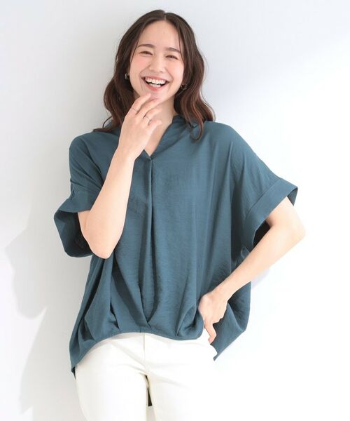 SHOO・LA・RUE / シューラルー シャツ・ブラウス | 【シューアイス】裾タックスキッパーシャツ | 詳細13