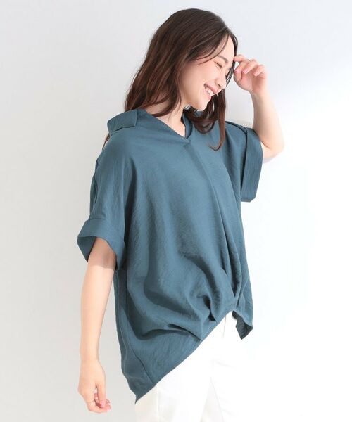SHOO・LA・RUE / シューラルー シャツ・ブラウス | 【シューアイス】裾タックスキッパーシャツ | 詳細14