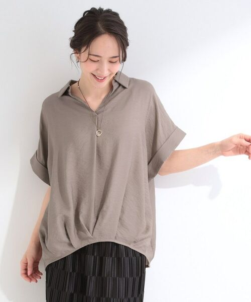 SHOO・LA・RUE / シューラルー シャツ・ブラウス | 【シューアイス】裾タックスキッパーシャツ | 詳細5