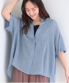 SHOO・LA・RUE / シューラルー シャツ・ブラウス | コットンライク半袖シャツ