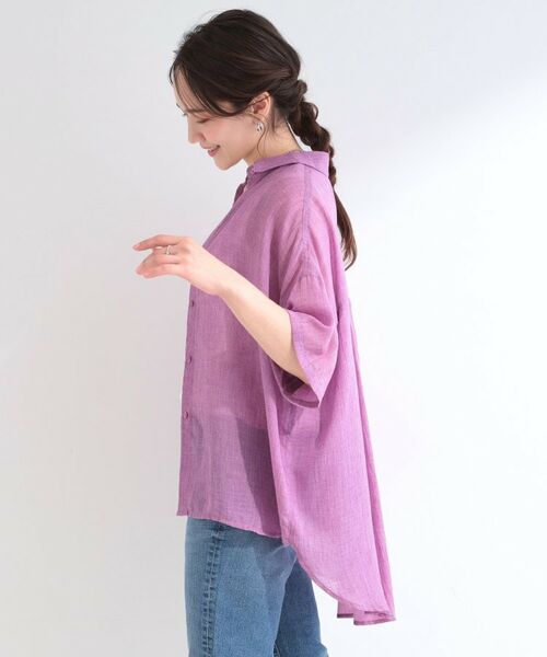 SHOO・LA・RUE / シューラルー シャツ・ブラウス | コットンライク半袖シャツ | 詳細10