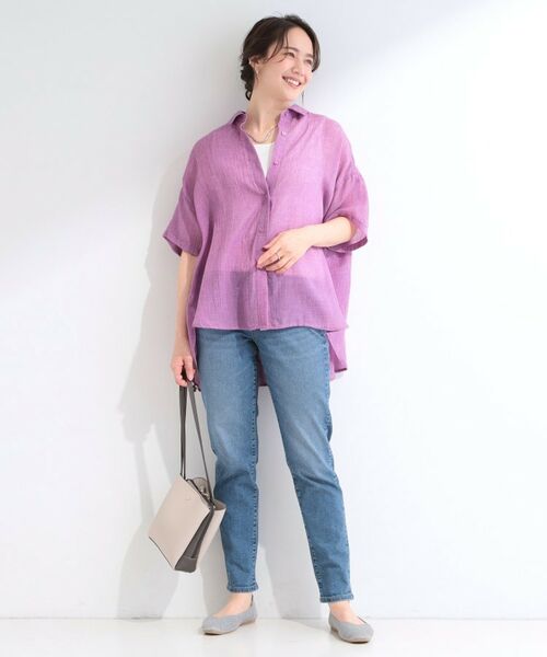 SHOO・LA・RUE / シューラルー シャツ・ブラウス | コットンライク半袖シャツ | 詳細11