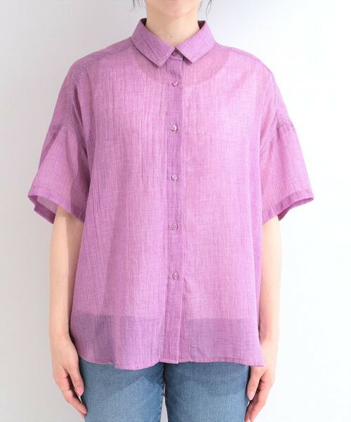 SHOO・LA・RUE / シューラルー シャツ・ブラウス | コットンライク半袖シャツ | 詳細17