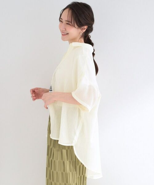 SHOO・LA・RUE / シューラルー シャツ・ブラウス | コットンライク半袖シャツ | 詳細2