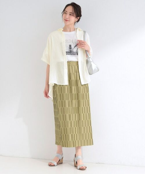 SHOO・LA・RUE / シューラルー シャツ・ブラウス | コットンライク半袖シャツ | 詳細3