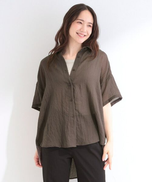 SHOO・LA・RUE / シューラルー シャツ・ブラウス | コットンライク半袖シャツ | 詳細5