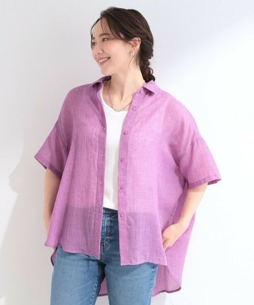 SHOO・LA・RUE / シューラルー シャツ・ブラウス | コットンライク半袖シャツ | 詳細9