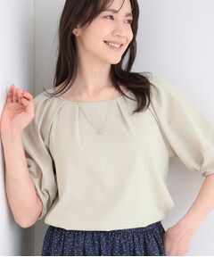 SHOO・LA・RUE / シューラルー シャツ・ブラウス | 【ひんやり/S-LL/セットアップ可】軽凛(かろりん) タックブラウス