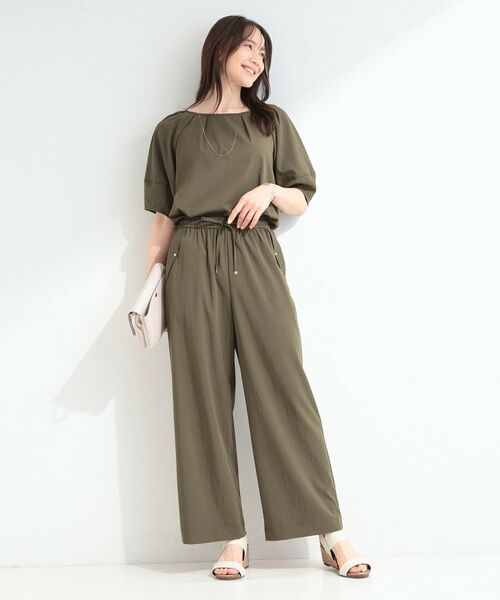 SHOO・LA・RUE / シューラルー シャツ・ブラウス | 【ひんやり/S-LL/セットアップ可】軽凛(かろりん) タックブラウス | 詳細11