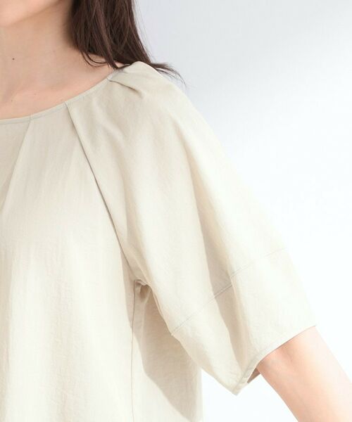 SHOO・LA・RUE / シューラルー シャツ・ブラウス | 【ひんやり/S-LL/セットアップ可】軽凛(かろりん) タックブラウス | 詳細22