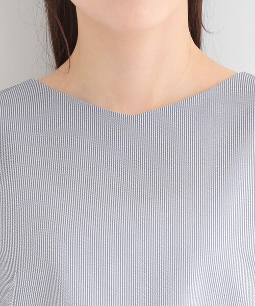 SHOO・LA・RUE / シューラルー シャツ・ブラウス | 【洗濯後しわになりにくい/UV/S-LL】二の腕が隠れる 吸水速乾お袖タックブラウス | 詳細15