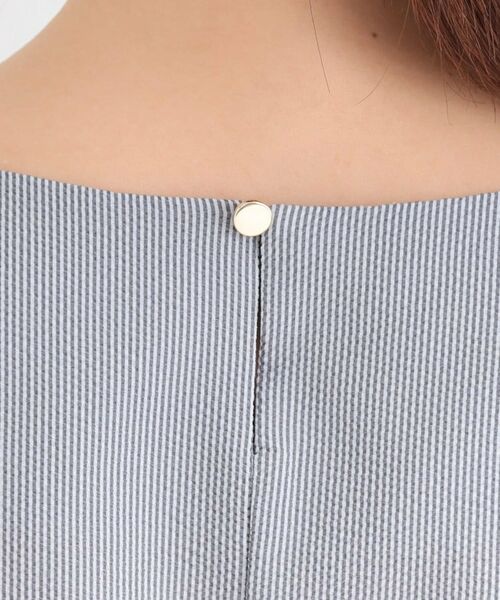 SHOO・LA・RUE / シューラルー シャツ・ブラウス | 【洗濯後しわになりにくい/UV/S-LL】二の腕が隠れる 吸水速乾お袖タックブラウス | 詳細16