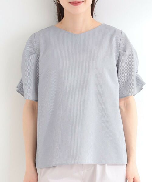 SHOO・LA・RUE / シューラルー シャツ・ブラウス | 【多機能】袖タックブラウス | 詳細8