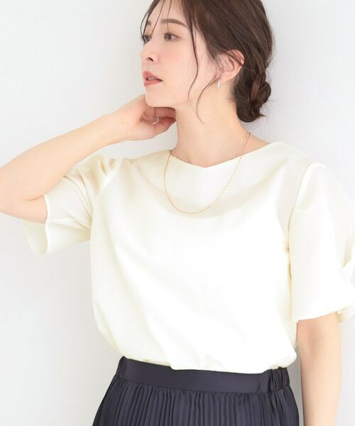 SHOO・LA・RUE / シューラルー シャツ・ブラウス | 【多機能】袖タックブラウス（オフホワイト(003)）