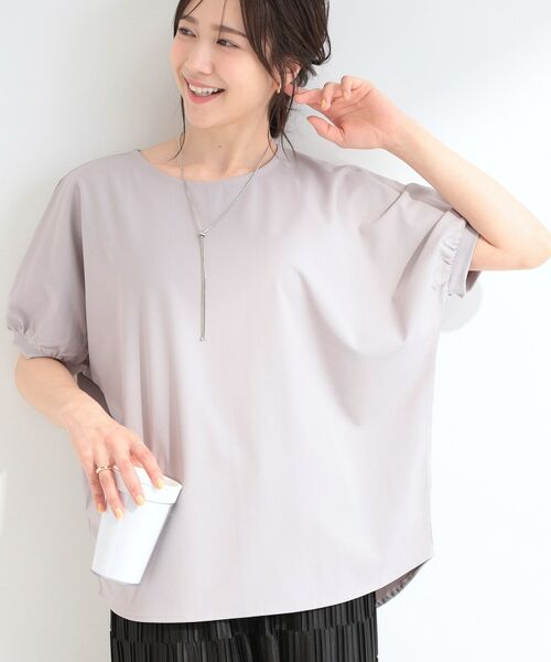SHOO・LA・RUE / シューラルー シャツ・ブラウス | 【ひんやり/洗濯後シワになりにくい】ドルマンブラウス（グレー(012)）