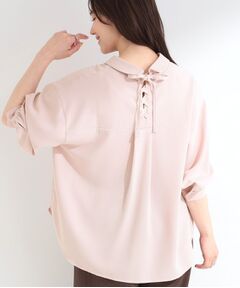 SHOO・LA・RUE / シューラルー シャツ・ブラウス | レースアップシャツ