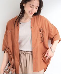 SHOO・LA・RUE / シューラルー シャツ・ブラウス | 金ボタンビックポケットシャツ