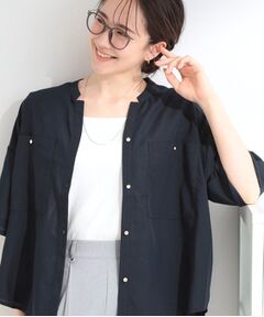 SHOO・LA・RUE / シューラルー シャツ・ブラウス | 金ボタンビックポケットシャツ