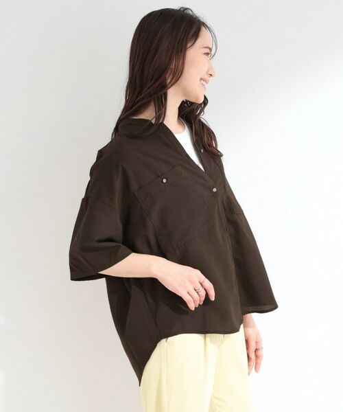 SHOO・LA・RUE / シューラルー シャツ・ブラウス | 金ボタンビックポケットシャツ | 詳細10