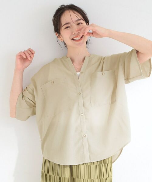 SHOO・LA・RUE / シューラルー シャツ・ブラウス | 金ボタンビックポケットシャツ | 詳細13