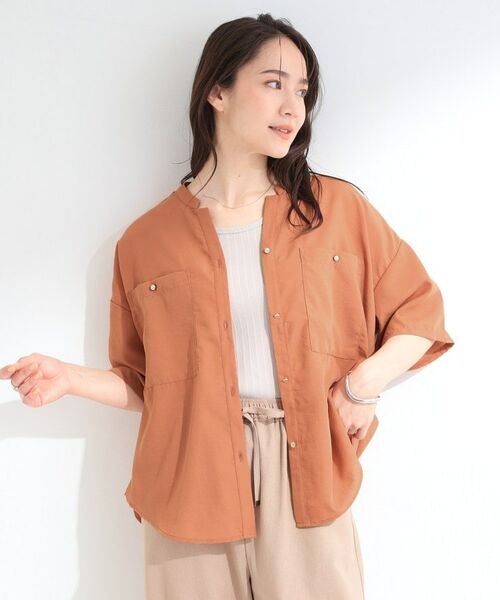 SHOO・LA・RUE / シューラルー シャツ・ブラウス | 金ボタンビックポケットシャツ | 詳細17