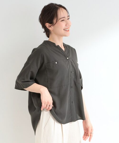 SHOO・LA・RUE / シューラルー シャツ・ブラウス | 金ボタンビックポケットシャツ | 詳細2