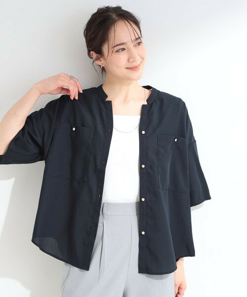 SHOO・LA・RUE / シューラルー シャツ・ブラウス | 金ボタンビックポケットシャツ | 詳細22