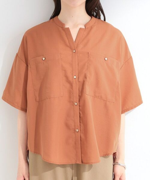 SHOO・LA・RUE / シューラルー シャツ・ブラウス | 金ボタンビックポケットシャツ | 詳細25