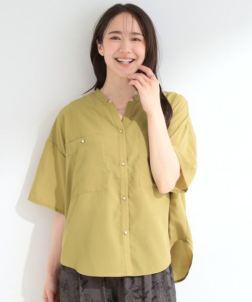 SHOO・LA・RUE / シューラルー シャツ・ブラウス | 金ボタンビックポケットシャツ | 詳細5