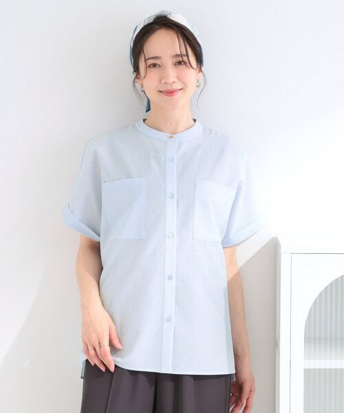 SHOO・LA・RUE / シューラルー シャツ・ブラウス | 通気性前あきブラウス | 詳細13