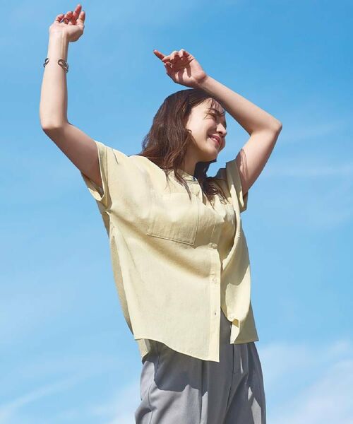 SHOO・LA・RUE / シューラルー シャツ・ブラウス | 通気性前あきブラウス | 詳細28