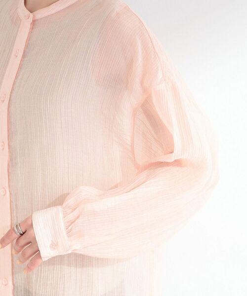 SHOO・LA・RUE / シューラルー シャツ・ブラウス | シボシボシアーシャツ | 詳細17