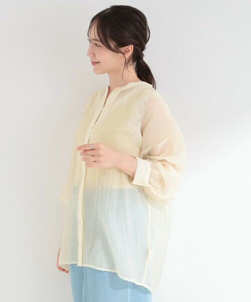 SHOO・LA・RUE / シューラルー シャツ・ブラウス | シボシボシアーシャツ | 詳細2